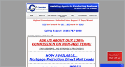 Desktop Screenshot of carriercontracting.com